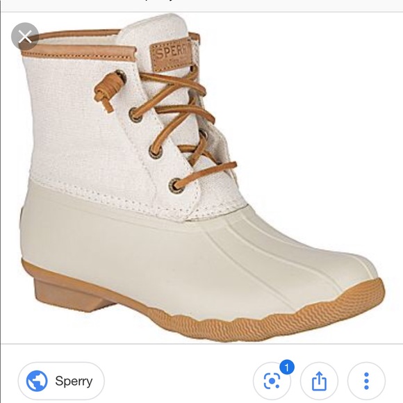 ❤️SOLD❤️ Sperry Saltwater metallic Duck Boot - Picture 2 of 7